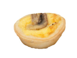 Mushroom Quiche 4cm